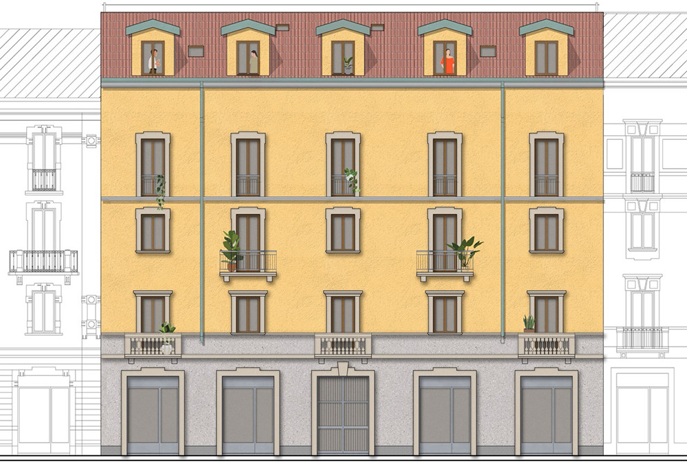 Sottotetto Via Guerzoni, Milano