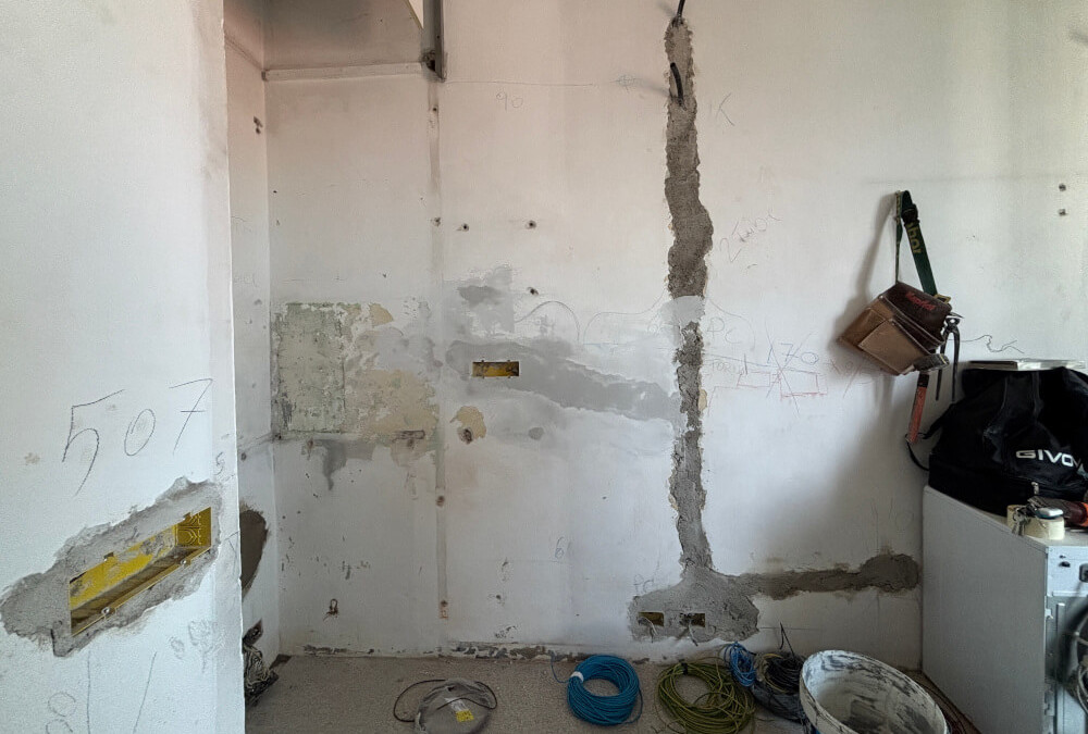 Interni Via Silva, Milano – Cantiere